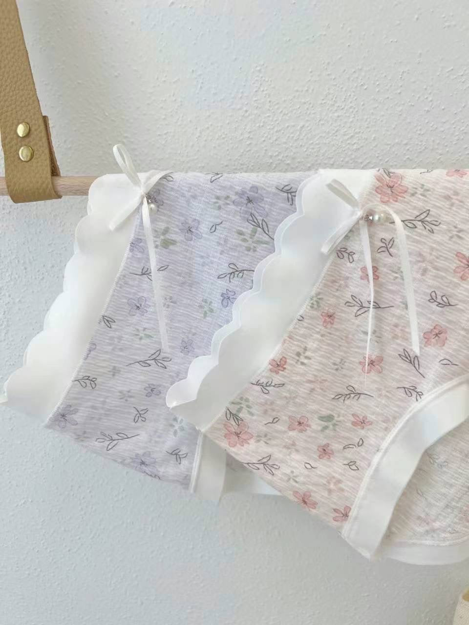 French Female Lingerie Eden Garden Floral Fairy underwear