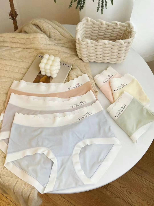 Korean Seamless underwear for girls & Feel like Cloud, Morandi art color